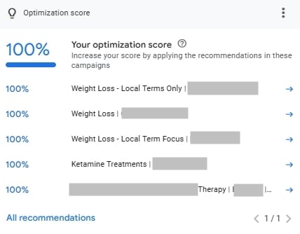 Client B campaign performance