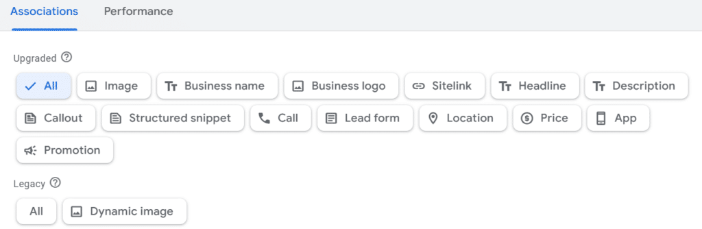 Ad extensions example for roofer Google Ads